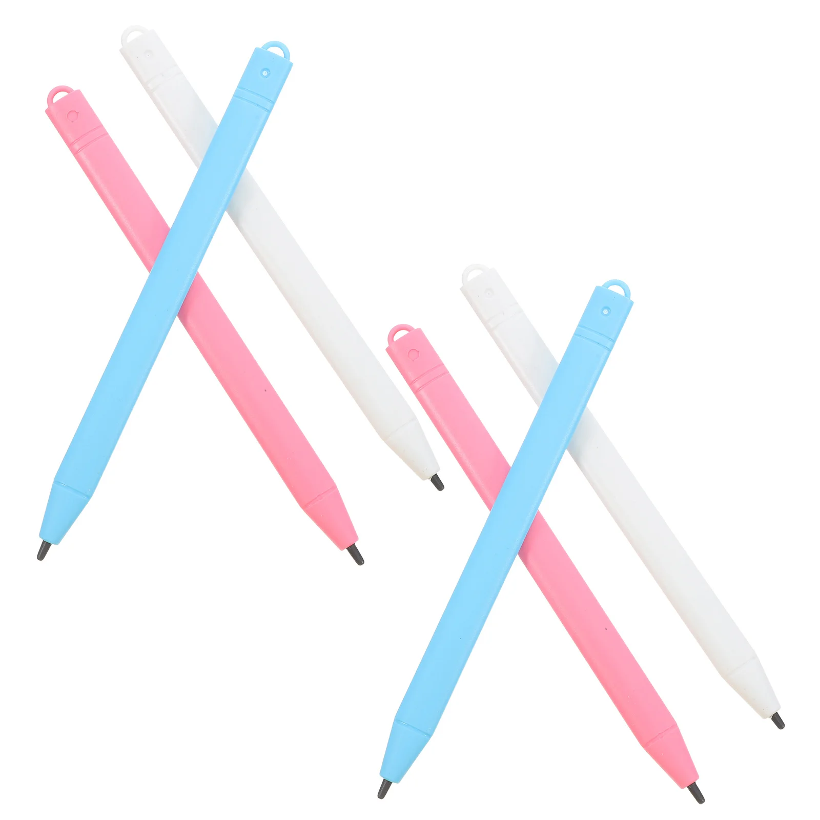 6 قطعة عالية الدقة LCD تابلت للكتابة قلم رسم قابل لإعادة الاستخدام للأطفال البالغين منصات اكسسوارات قلم ستايلس للأطفال