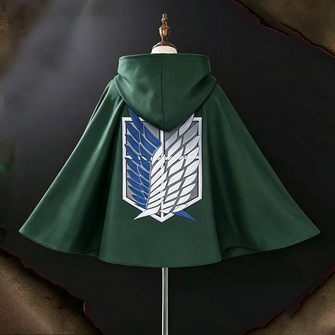 

Attack on Titan Cosplay Cloak Survey Corps Levi Eren Mikasa Costume cosplay Anime Uniform