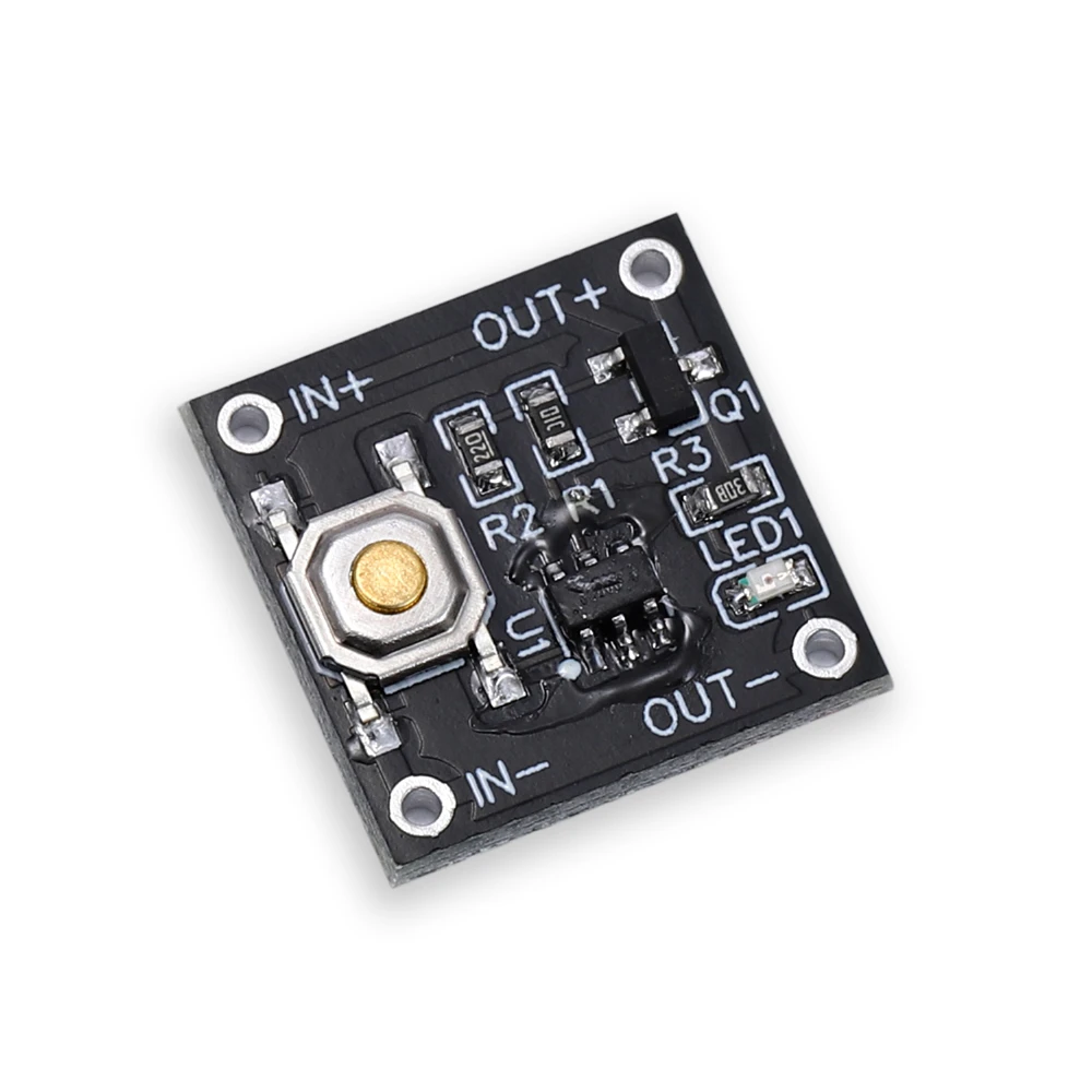 Single Bond Button Bistable Switch Module 2.2-5V 0.5uA Continuous Load 2A Low Power Micro One Key Switch