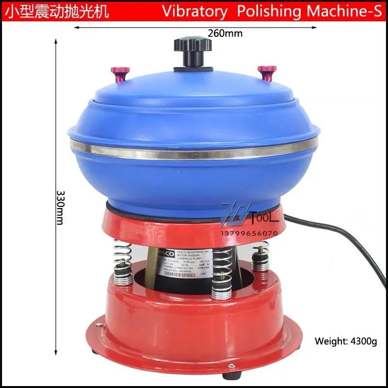 Vibratory Tumbler Bowl Tumbling Polishing Machine For Metal Jewelry Pearl Finishing Burnish Vibrator Rock Polishing Tumbler Tool