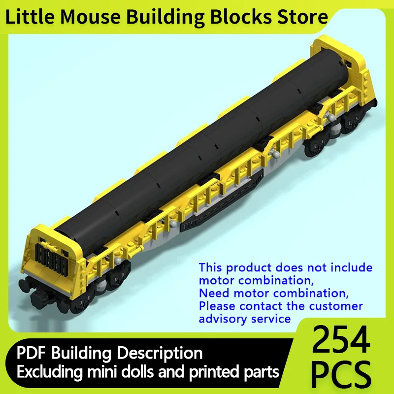 

City Car Model MOC Building Bricks Flatbed Freight Heavy Duty Wagon Modular Technology Children Holiday Gifts Assemble Toys Suit