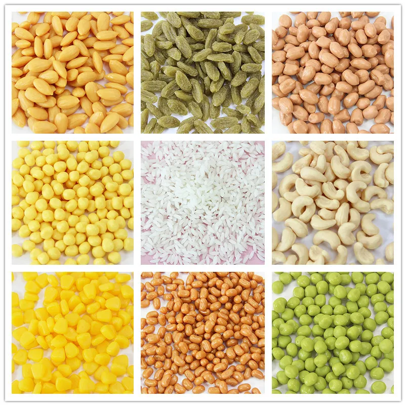 50g Mini Pretend Play Food Simulation Peanut Cashew Corn Soy Rice Model Miniature For Dolls Accessories Kitchen Play Toys