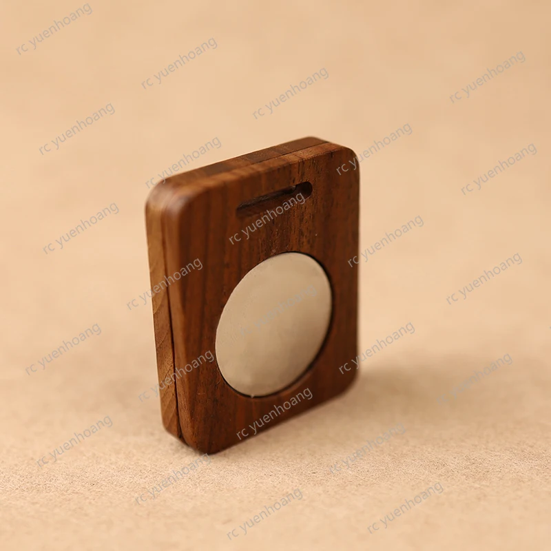 1PCS Handmade Full‑Wrap Protective Wooden Case for Outdoor AirTag Wood Anti‑Lost Anti‑Scratch Tracker Holder Shell
