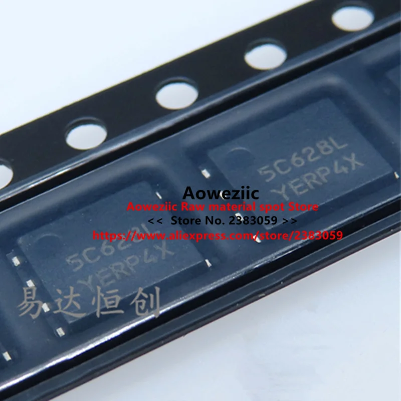 Aoweziic 2021 + 100 ٪ جديد الأصلي NTMFS5C628NLT1G NTMFS5C628NL 5C628L QFN-5x6 MOS المجال أنبوب 140A 60 فولت