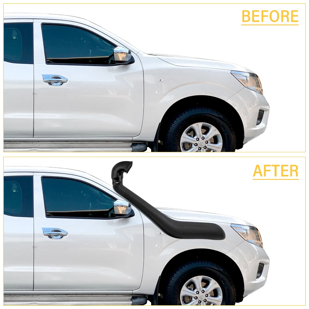 Snorkel Kit Air Intake Airflow Fits for Nissan Navara Frontier NP300 2014 - 2020 Off Road Wading Hose Car Exterior Accessories - view 3
