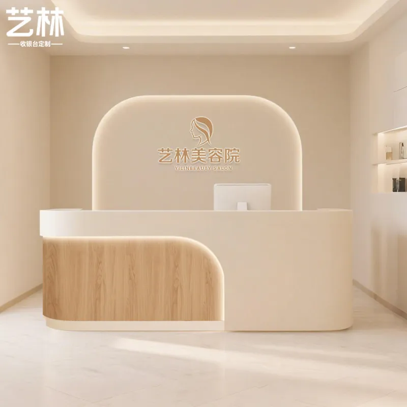 Stable Vintage Reception Desk Simple Elegant Reception Counter Contemporary Premium Mostrador Recepcion Shop Counter Furniture
