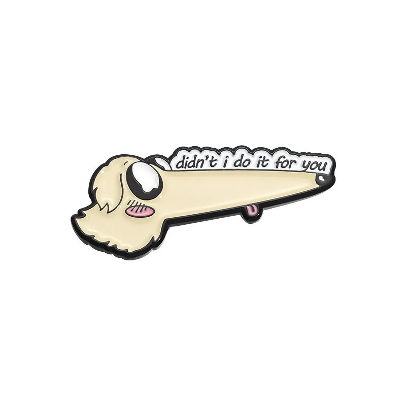 dog seies slogon Enamel Pin Funny Brooch Cartoons Badge for Bags Jeans Hoodies Denim Lapel Pin Jewelry Kids Best Gift image 5