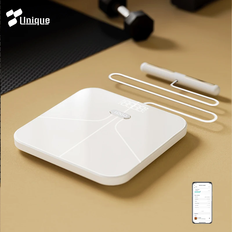 

Бесплатное приложение Sdk, электронные весы для ванной комнаты, цифровые весы, 8-электроды, весы для состава тела, умные весы для жира в теле