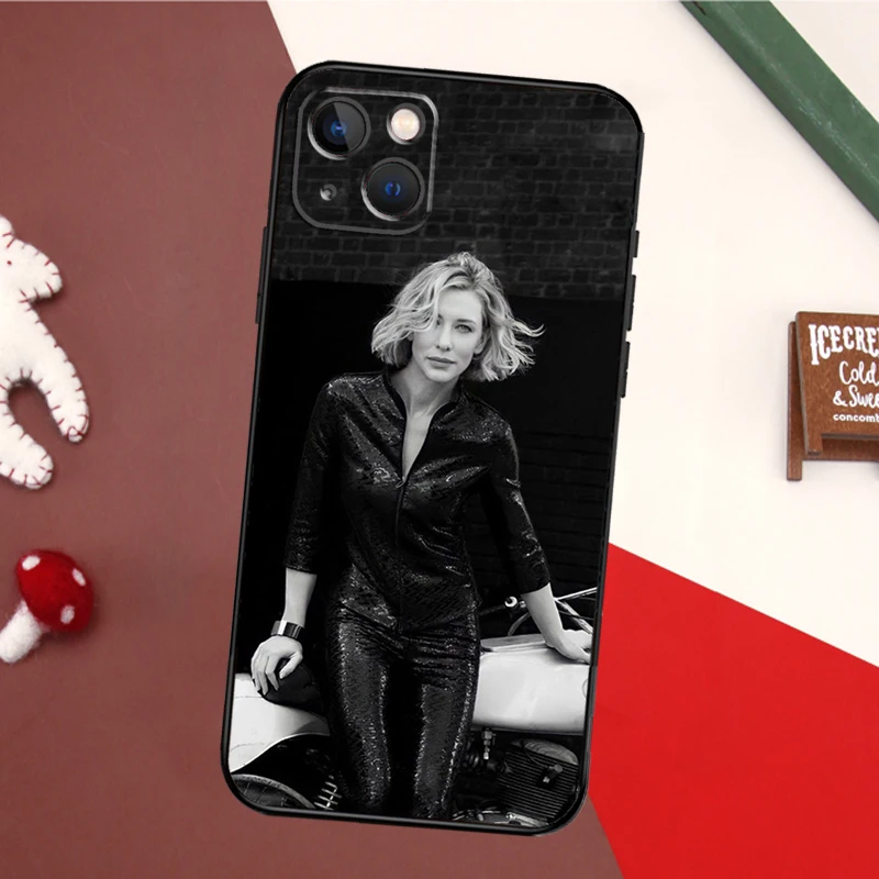 Cate Blanchett Bumper Phone Case For iPhone 16 15 14 11 12 13 Pro Max X XS XR Plus Back Cover