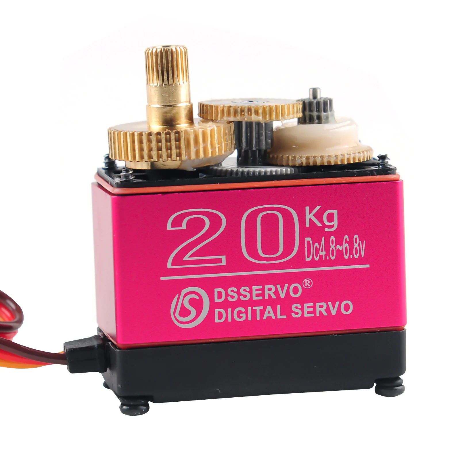 Servo numérique DS3218 20KG 180 °   Support de lanceur Compatible avec engrenage métallique, avec bras 25T, pièces de servos pour voiture Robot RC à monter soi-même