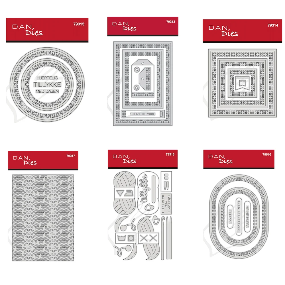 

Hardanger Cirkler Garn Håndlavet Strikket Baggrund Christmas Cutting Die for New 2024 Scrapbooking Paper Making Frame Card Craft