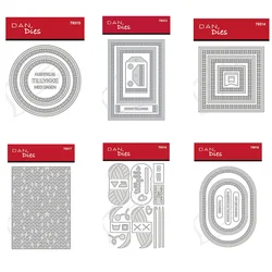 Hardanger Cirkler Garn Håndlavet Strikket Baggrund Christmas Cutting Die for New 2024 Scrapbooking Paper Making Frame Card Craft