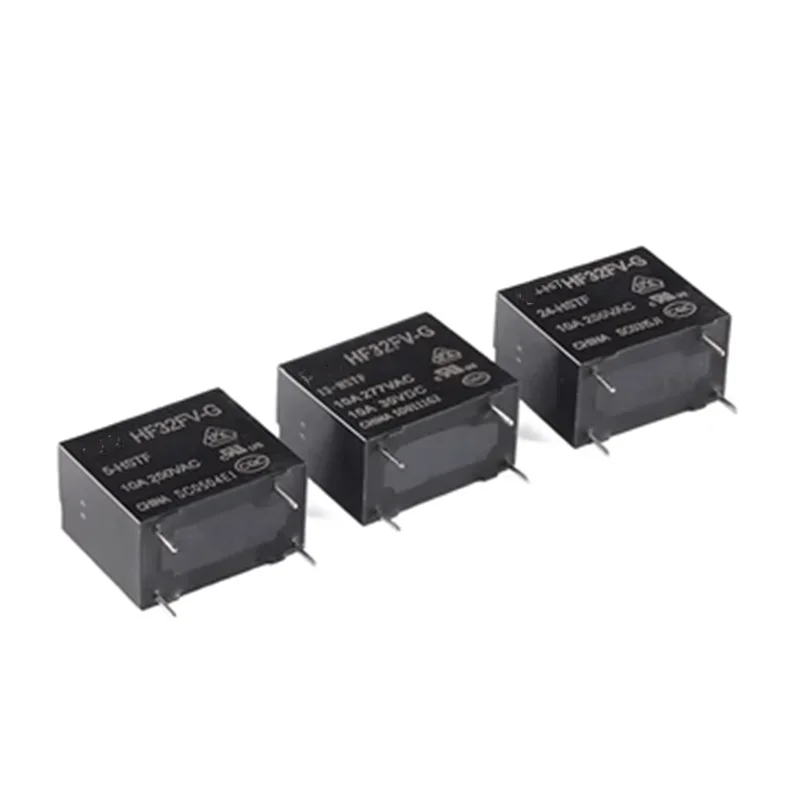 5pcs citations HF32FV-G-5-HSTF HF32FV-G-12-HSTF HF32FV-G-24-HSTF 4PIN 10A 5V 12V 24V