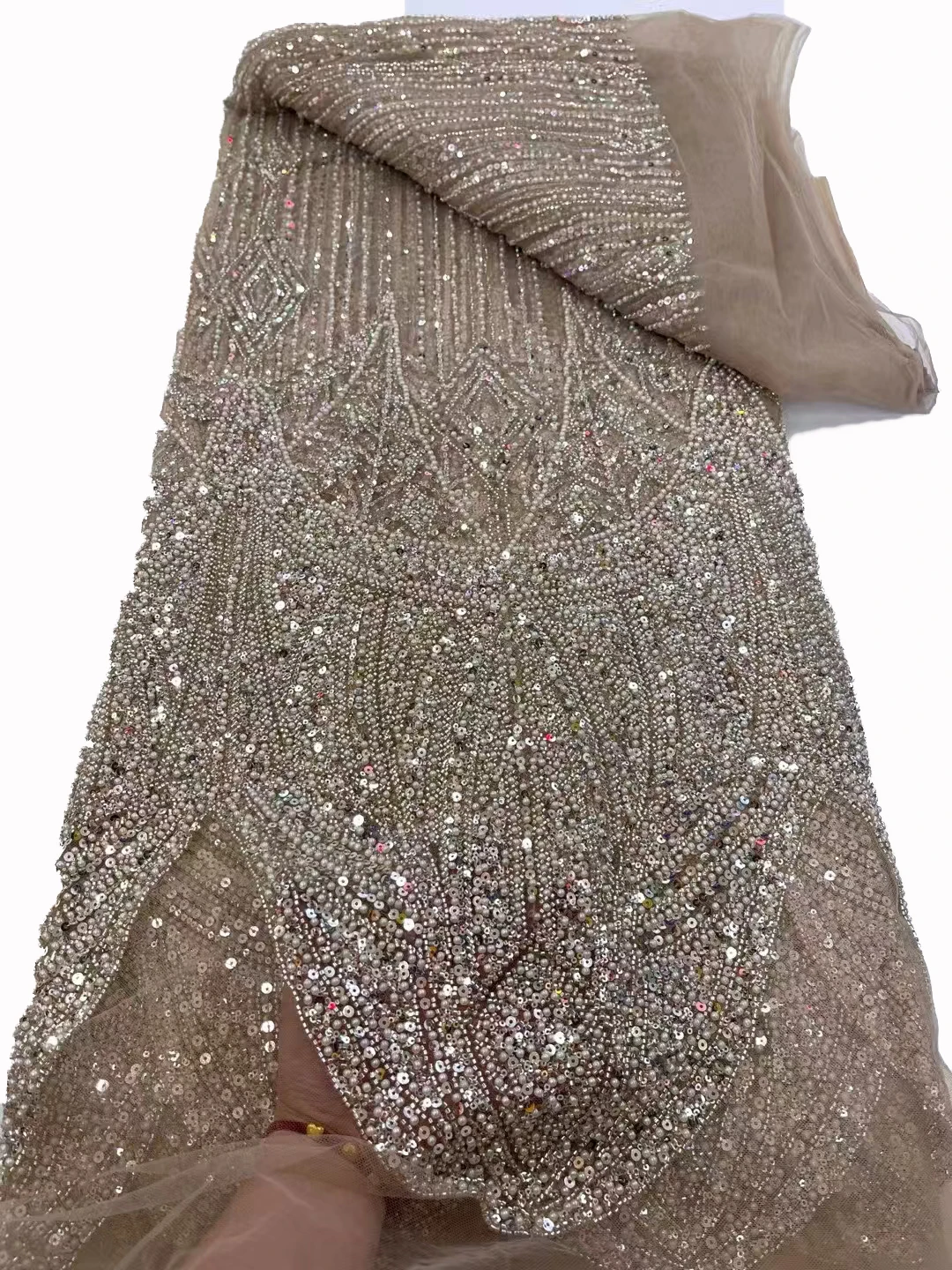 

Новые тяжелые бусины, трубка из бисера, вышивка блестками, нежные свадебные платья, сценическая одежда, платье, вышивка, ткани