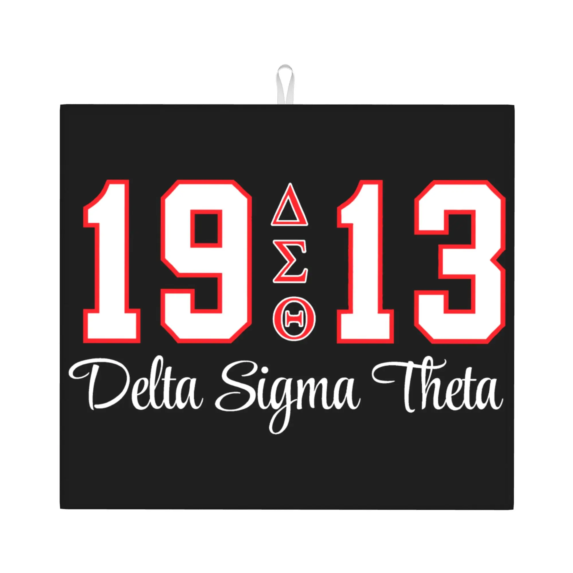 Delta Sigma Theta Sorority 1913 Non Slip Kitchen Counter Protector Mat Barware Tableware Reusable Drying Mat For Kitchen