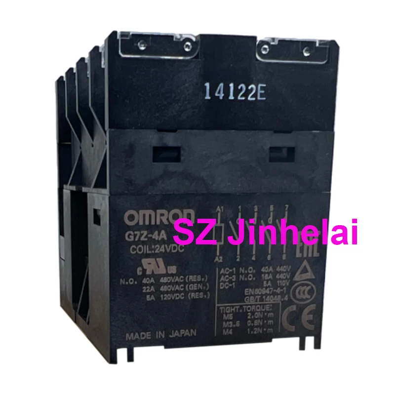 

OMRON G7Z-4A 24VDC Authentic Original Powerful Power Relay DC24V Auxiliary Contacts Module Combination