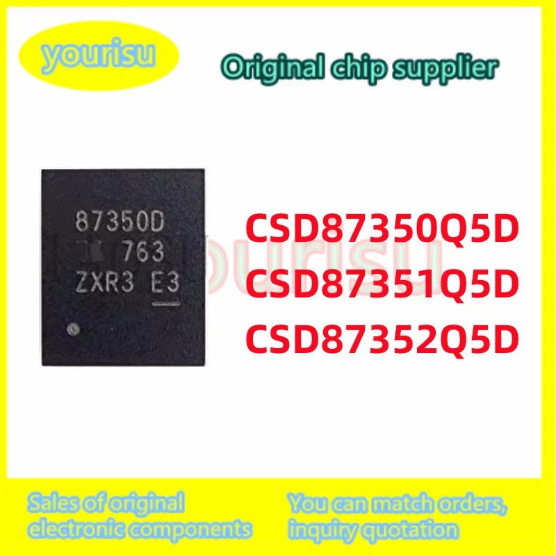 SMD 트랜지스터 FET MOSFET 어레이, CSD87350Q5D 87350D, CSD87351Q5D, 87351D, CSD87352Q5D, 87352D, SON-8, 로트당 2 개