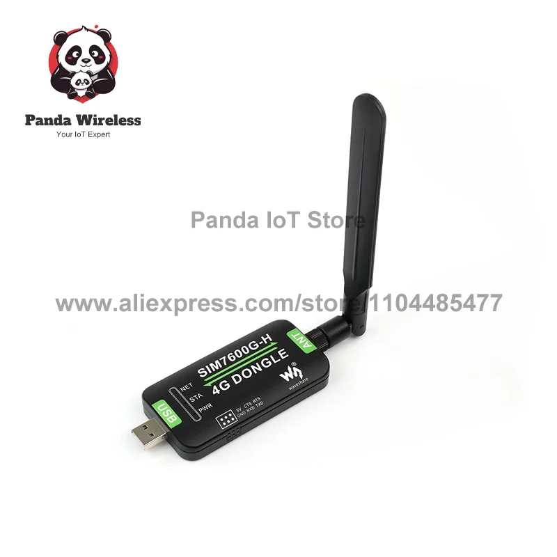 Waveshare SIM7600G-H 4G LTE USB DONGLE Доступ к Интернету для Raspberry Global Communication Цифровая передача промышленная