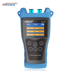 Noyafa NF-912 PON Fiber Optical Power Meter Network Cable Tester -50 dbm~+10 dbm FTTx OMT OLT Port Fiber Optic Fault Detection