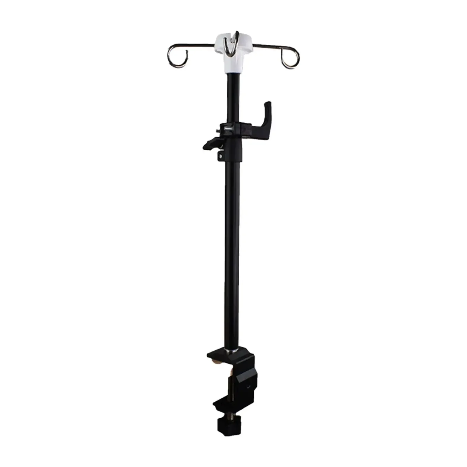 IV Pole Table Clamp Handsfree Telescopic Outdoor Drip Bag Stand Feeding Tube Holder For Bed Nursing Infusions Clinics Bedside