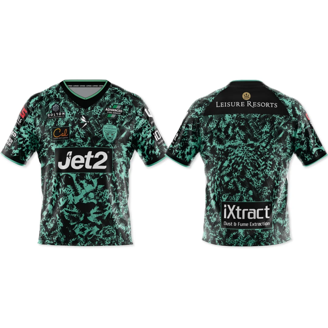 AliExpress NONE 2026 England New Leigh Leopards Rugby Sports Jersey UK Mens British Rugby Casual Quick drying Training Kids Jersey T-shirt