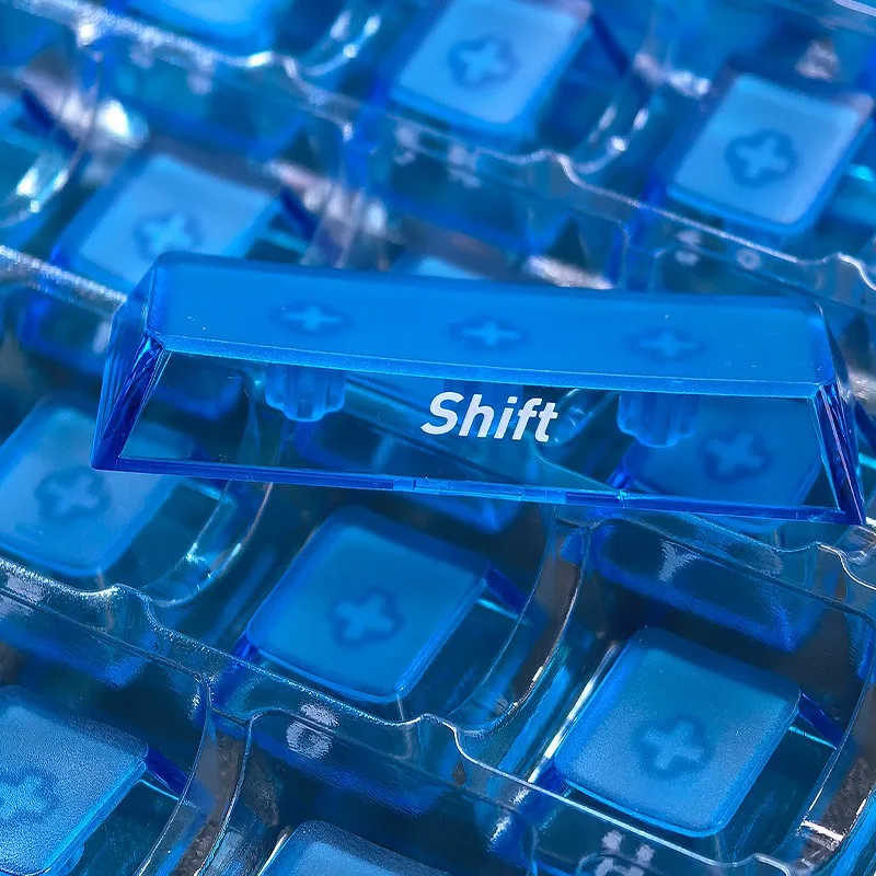 Shi Bai Zi Double Combination Keycaps Original Factory Small Complete Mechanical Keyboard Thermal Sublimation