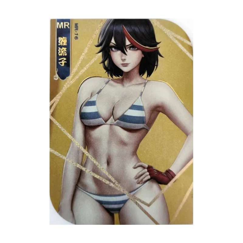 Anime Goddess Story Rare MR Refraction Foil Android 18 Yamato Matoi Ryuuko Toys for boys Collectible Cards Birthday Present