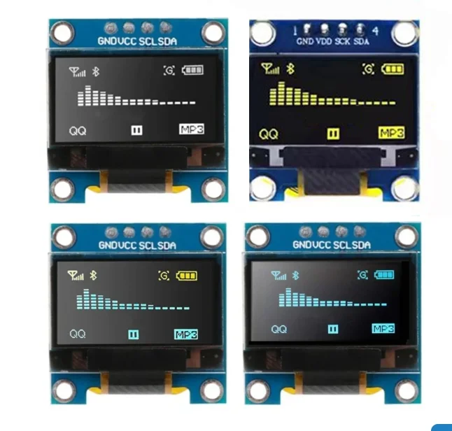 5-20pcs Original 0.96 inch oled IIC Serial White OLED Display Module 128X64 I2C SSD1306 12864 LCD Screen Board For Arduino