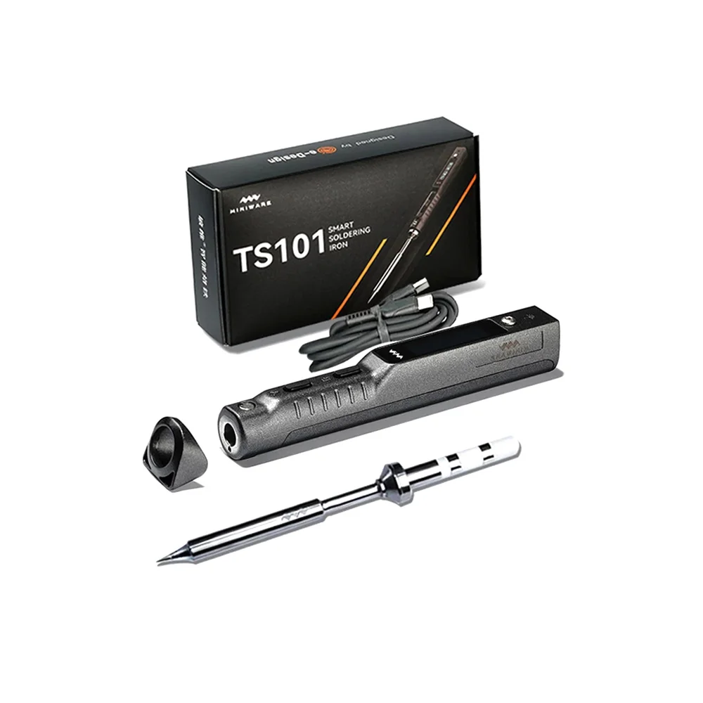 TS100 Upgrade TS101 Miniware Smart Electric Soldering Iron Digital Welding Precision Tool With Clean Resurrection Paste Cream