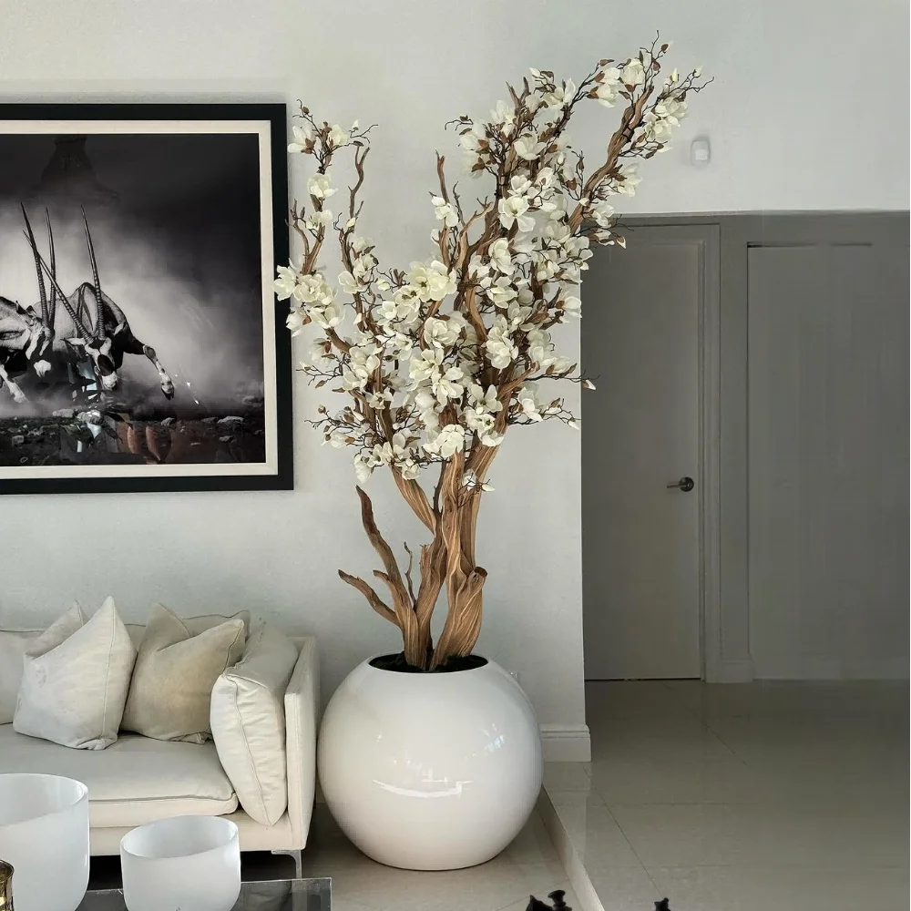Artificial cherry tree home interior decoration creative ornament collection