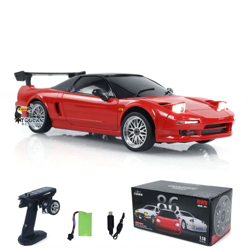 US Stock LDRC LD1803 1:18 2WD RC Drift Car Wireless Control Racing Vehicle with Gyroscope High-speed Drifting Model Fun Toy