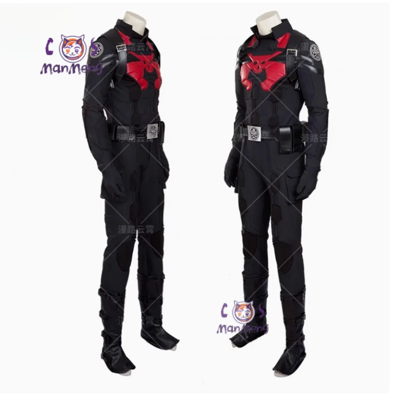 

Superhero Captain Hydra Steven Rogers Cosplay Costume Headwear shawl pants gloves waist wrap shoes Halloween men fantasy uniform