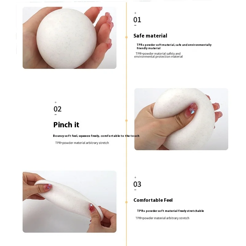 เด็กสร้างสรรค์ของเล่นบรรเทาความเครียด Snowball บีบของเล่นของขวัญรื่นเริงของเล่นสนุกสําหรับ Ball Making และบรรเทาความดัน