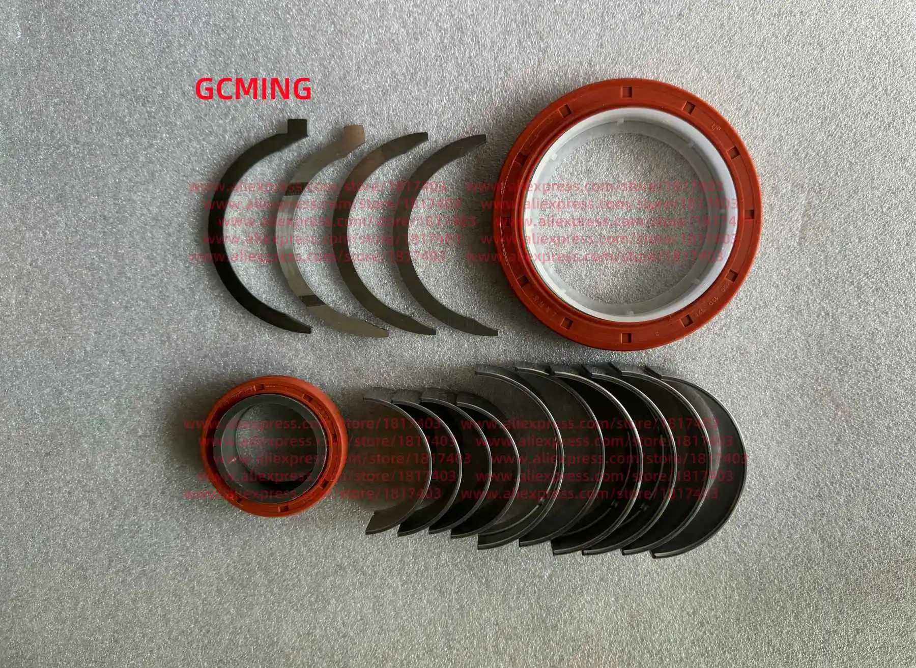 Jiangdong Main bearing TY295I.2-5, connecting rod bearing JD490.4.1-6, TY495.2-25, crankshaft's oil seal, TY295IT, TY2100IT