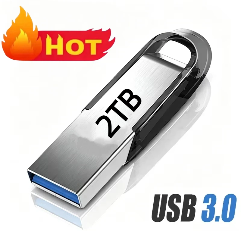 High Speed Pendrive USB Flash Drive Metal U Disk 128GB 2TBType-C Memory Stick 512GB Waterproof Storage PC Phone Data Transfer