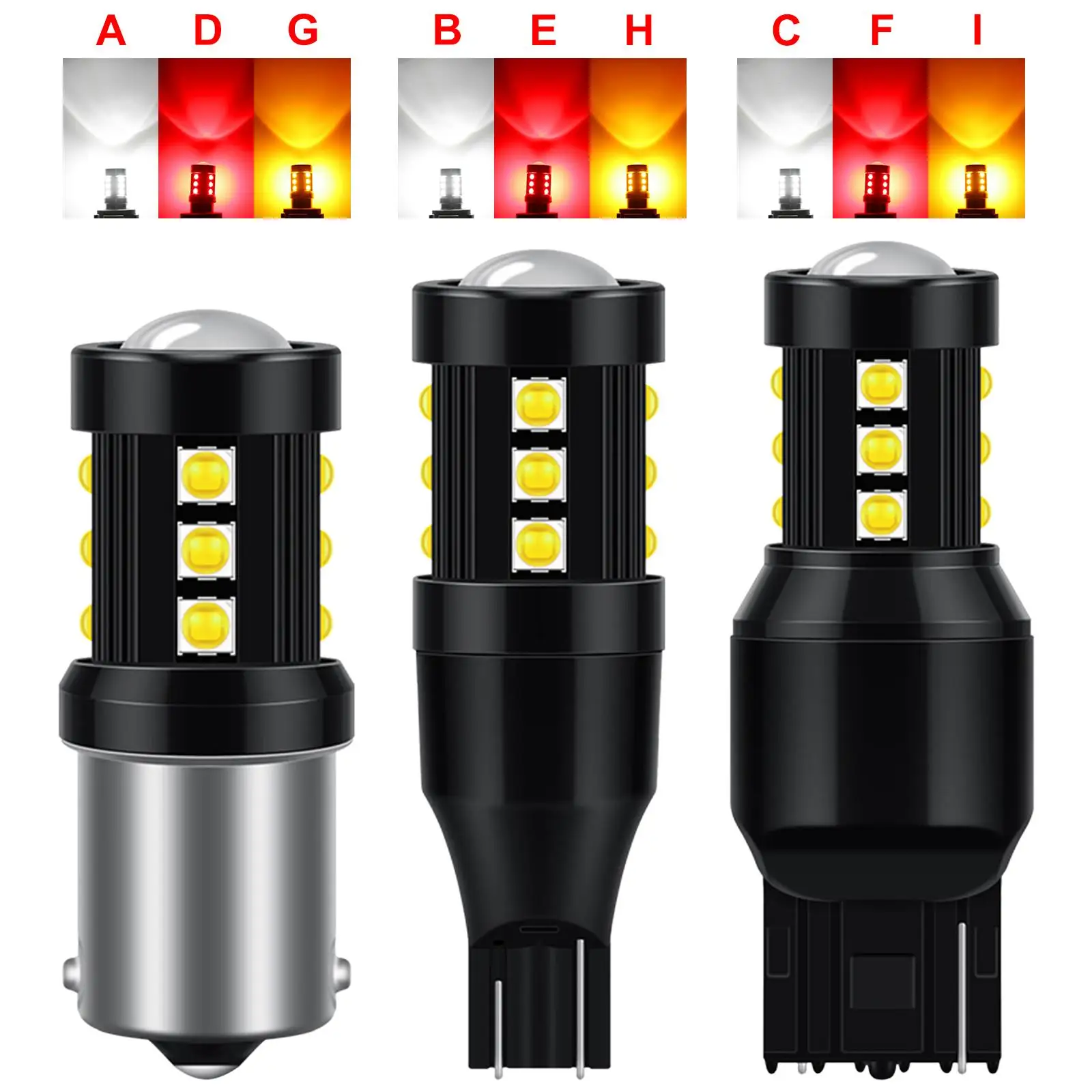 Auto LED Bulb High Lamp Tail Brake Lights Fit for Trailer