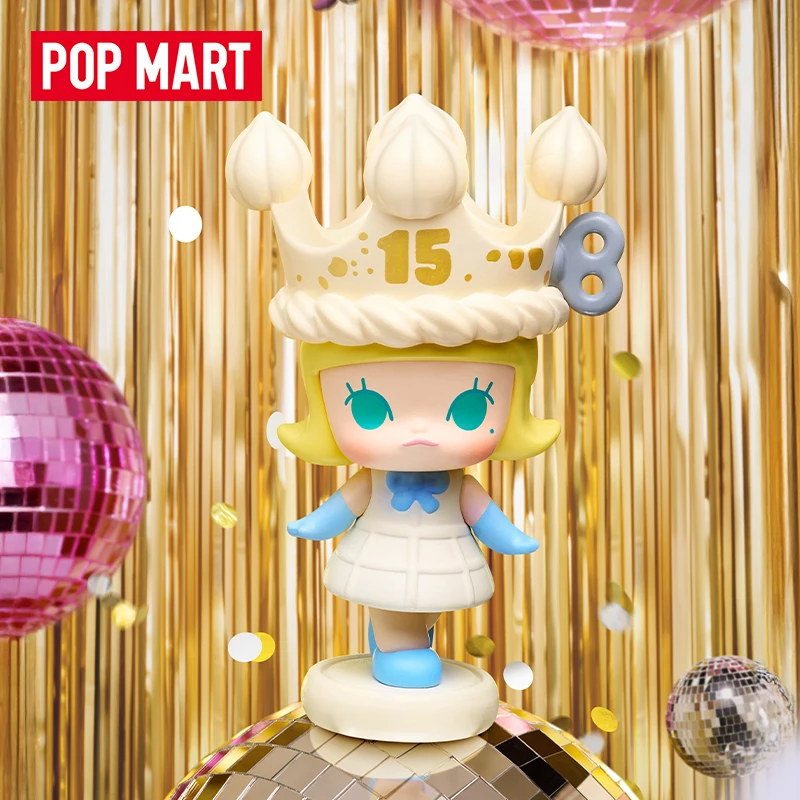 Original popmart pop feijão celebrar este momento série saco cego acho saco bonito kawaii mini boneca crianças na moda presente de natal