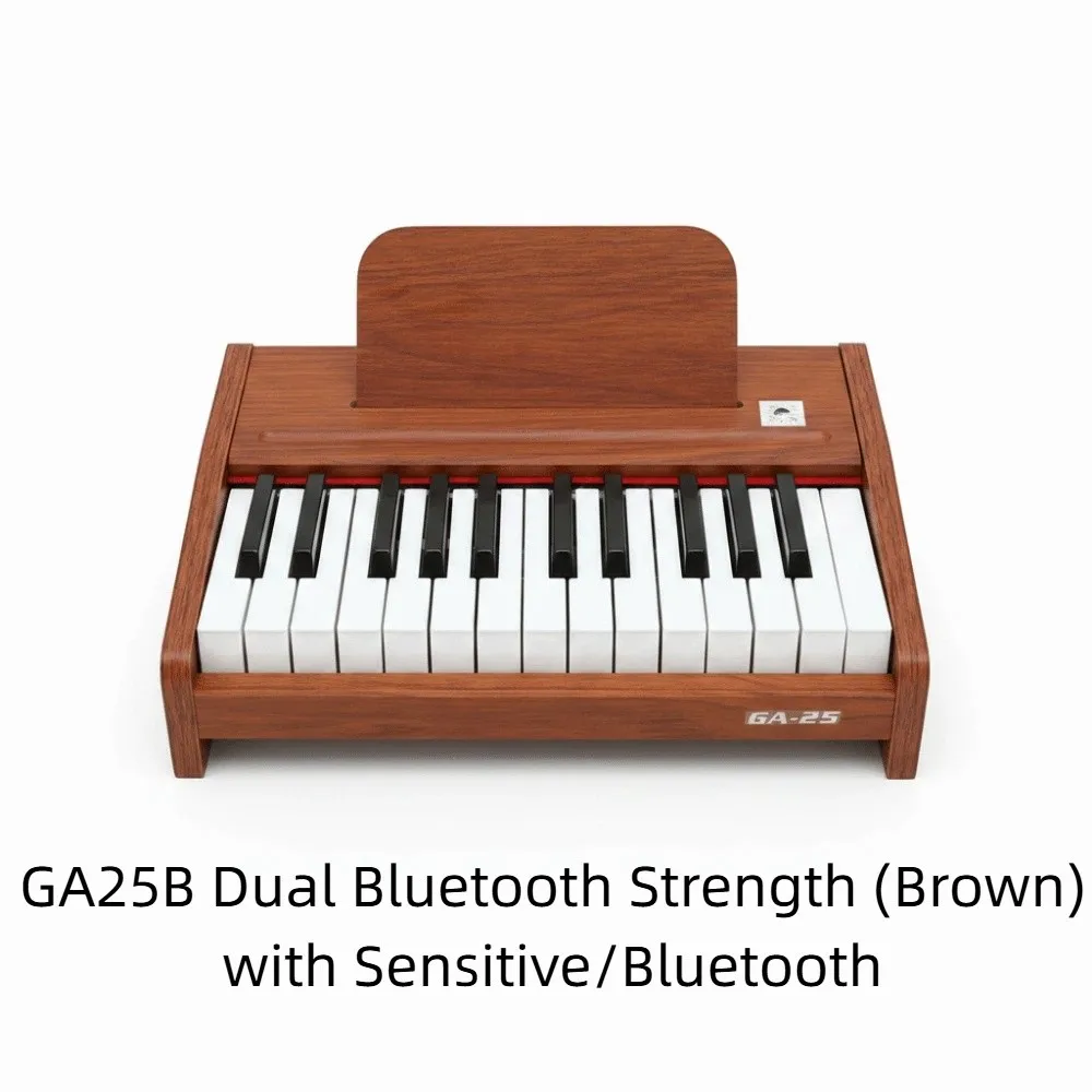 25/37 Keys Children's Piano 22mm Standard Keyboard Wooden Musical Instrument Toy Early Education Touch Sensitive Mini Piano