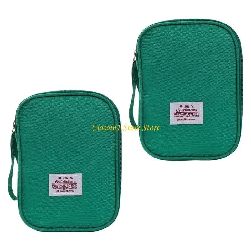 A3PC ความจุขนาดใหญ่ First Aid Storage กระเป๋ากันน้ำ Anti Fall Design สำหรับ Home Travel Hiking Camping การป้องกันความปลอดภัย