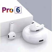 NEW Original Air Pro 6 TWS Wireless Headphones Fone Bluetooth Earphones Mic Pods In Ear Earbuds Earbuds Sport Headset For Xiaomi