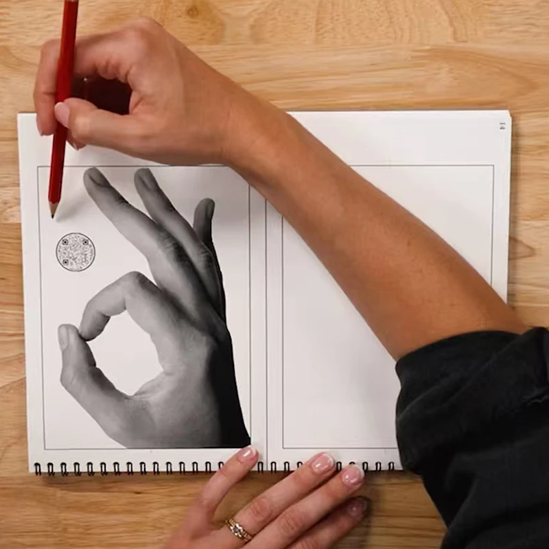 Este não é um caderno de desenho, é uma classe de arte, encadernado em espiral, este não é um caderno de desenho, um livro de exercícios interativo para a aspiração de arte