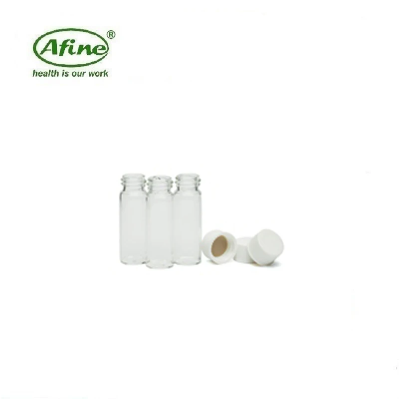 AFINE Agilent Storage Vial Kit (5183-4311), 4 mL, 15 x 45 mm Clear Vial, 13-425 Closed Top, PTFE/Silicone Septa, 100/pk