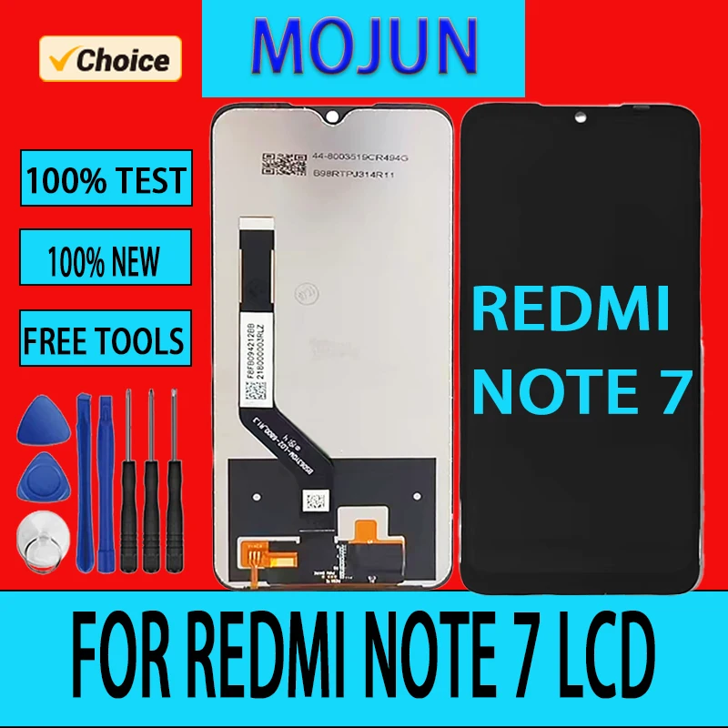 

6.3" Note 7 Display For Xiaomi Redmi Note 7 LCD Display Touch Screen Replacement For Redmi Note 7 M1901F7H M1901F7G Display