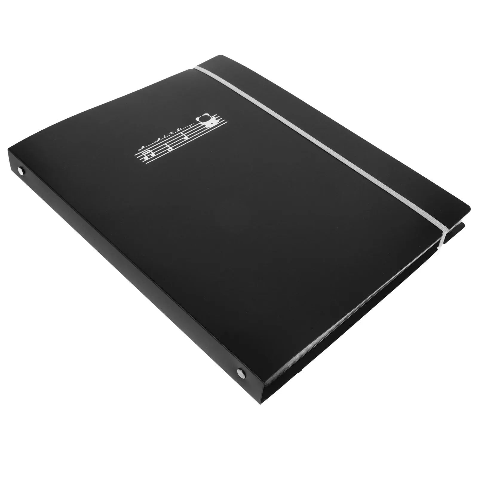 

A4 Sheet Music Holder Piano Loose Leaf Non-Reflective Binder Easy Page Turn Music Sheet Folder Organizer Document Storage