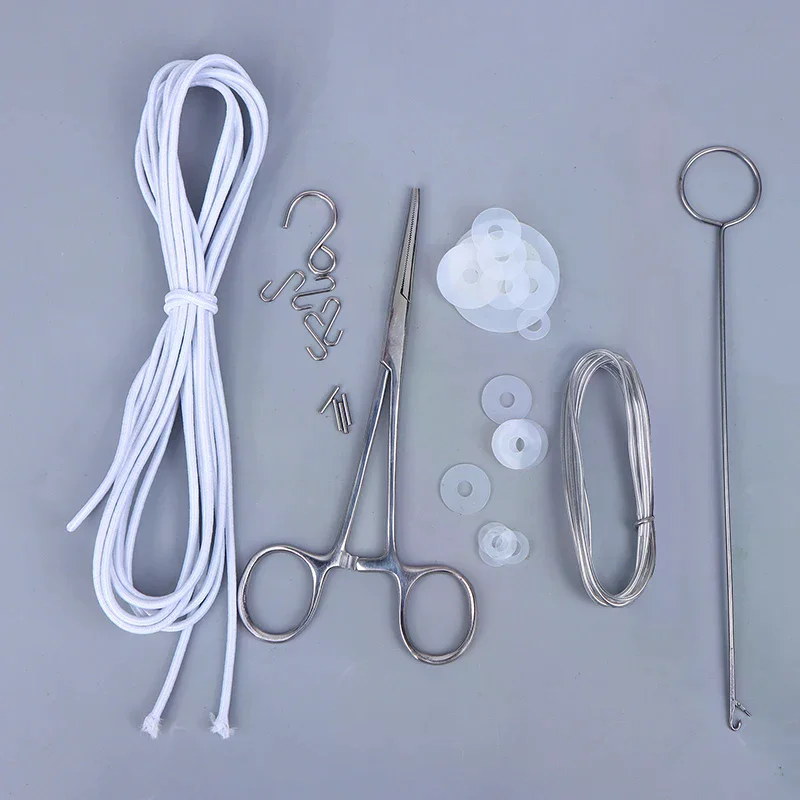 Aluminum Wire Rubber Band Gasket Daily Maintenance Tool 1/6 DD Doll Accessories String Pliers S Hook