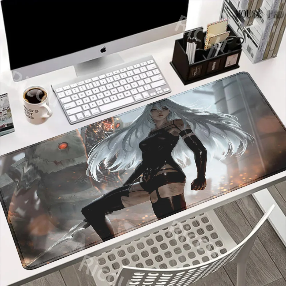 Game nier: オートマタ2b大型マウスパッド、ゲーミングキーボード