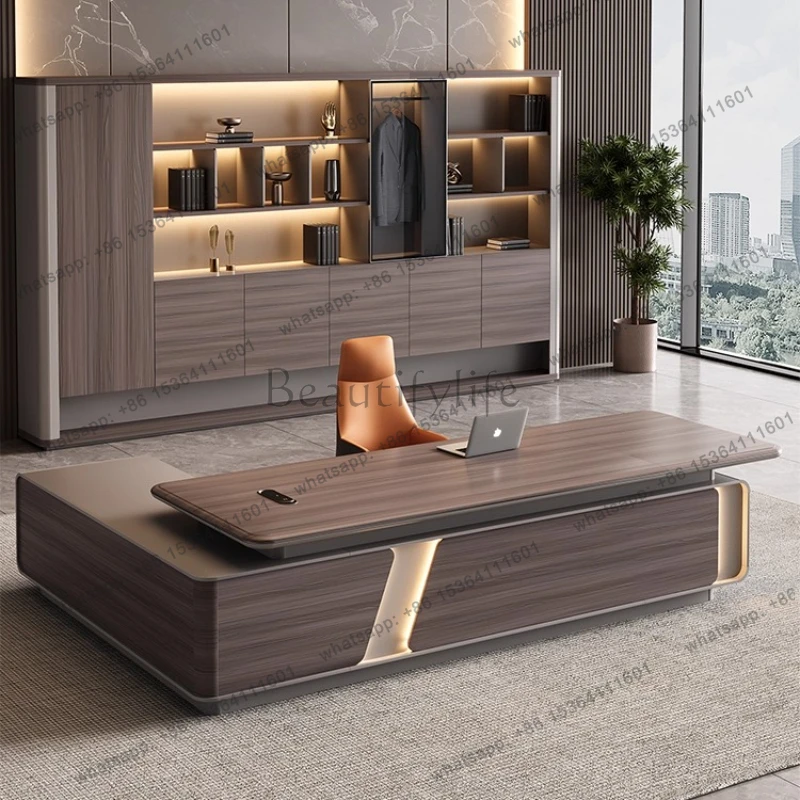 

Office desk large shift desk chair combination simple modern Room table Computer Gaming l shaped mesa escritorio Furniture