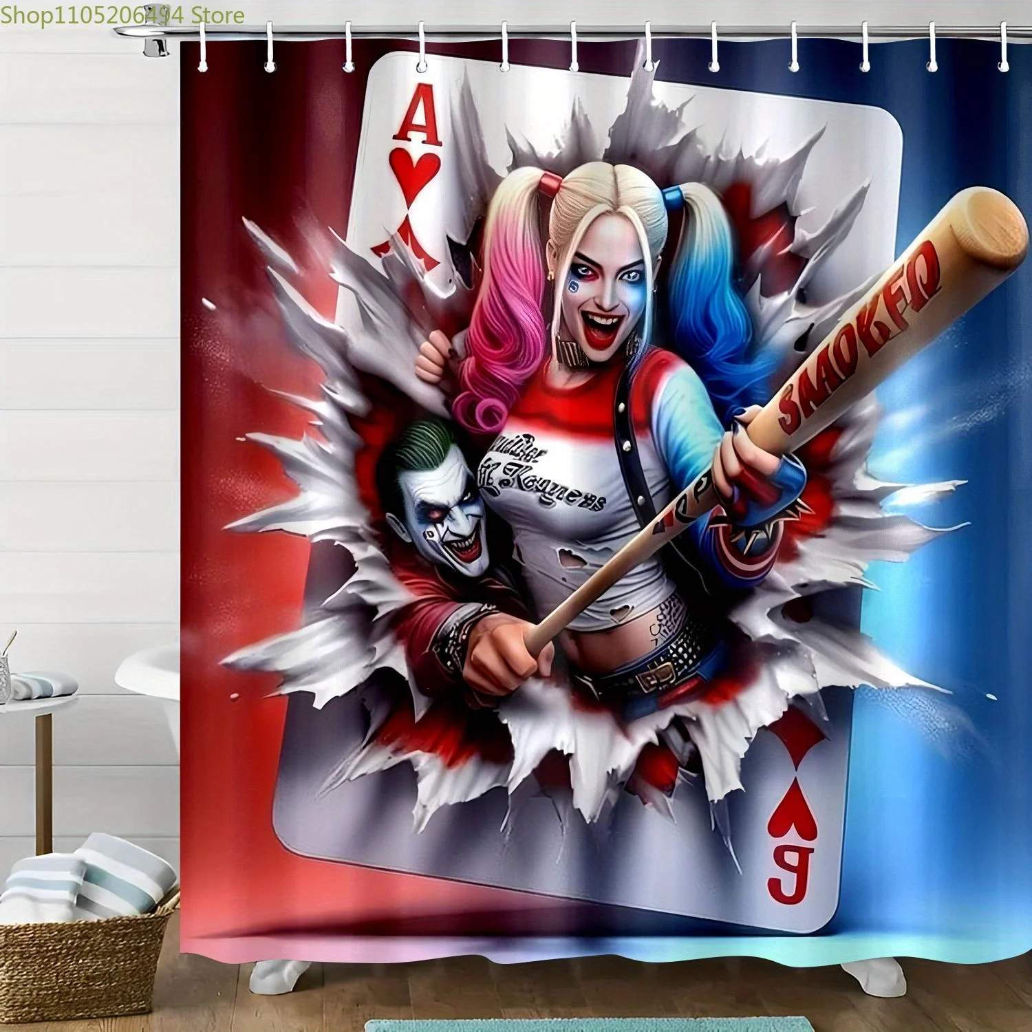 1Pc Wb Shower Curta…