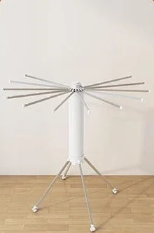 

Small drying rack, double-layer foldable, floor-to-ceiling balcony