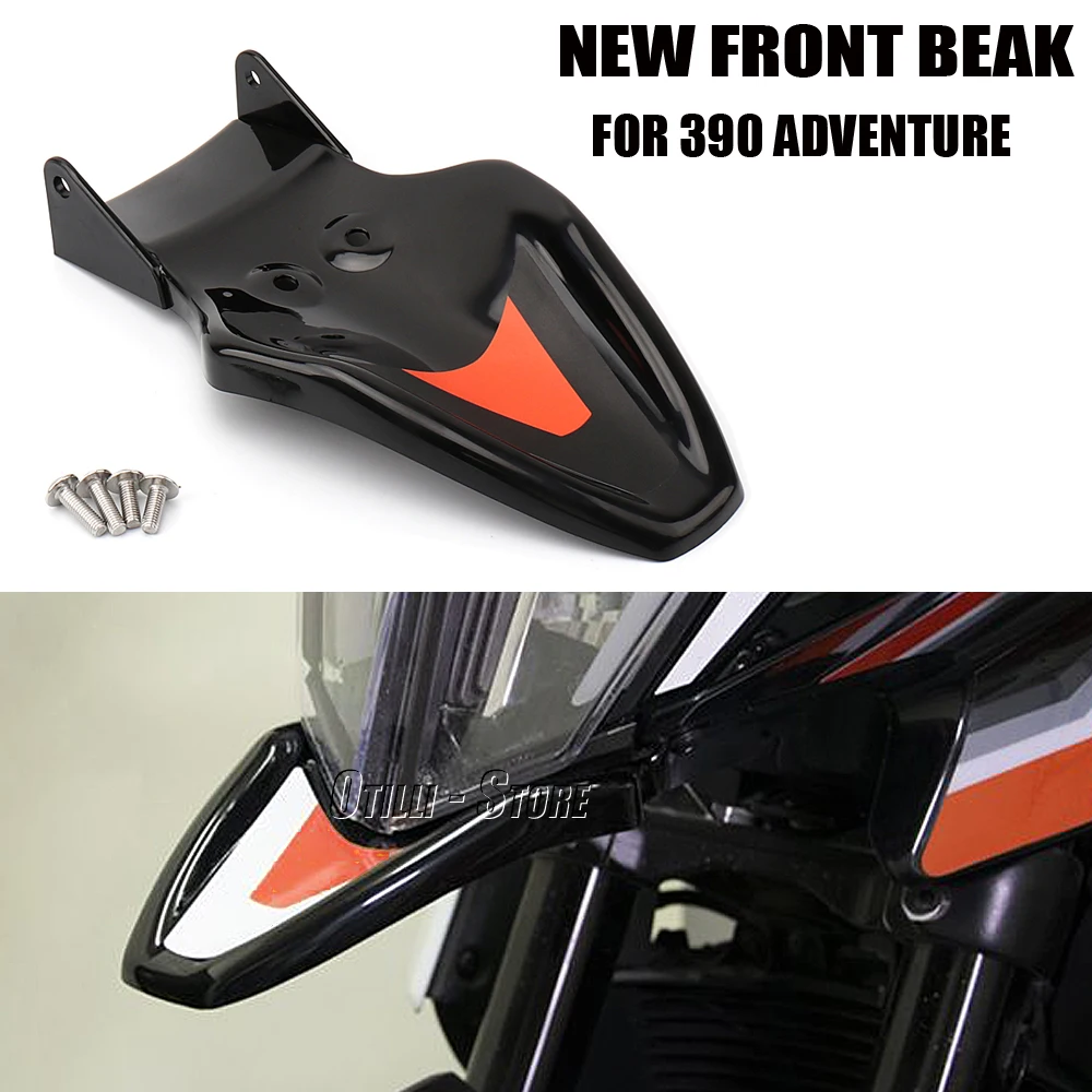 

Motorcycle Accessories New Front Beak Fairing Extension Wheel Extender Cover For 390 Adventure 390 ADVENTURE 390 ADV